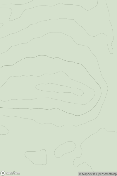 Thumbnail image for Whin Fell [North Pennines] showing contour plot for surrounding peak